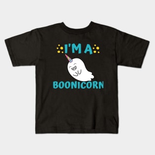 I'm a Boonicorn, Cute Halloween , Unicorn Ghost Kids T-Shirt